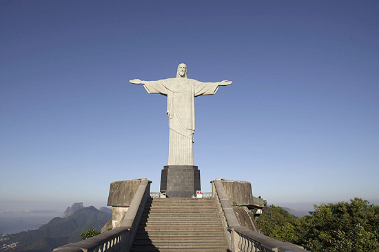 Esttua do Cristo Redentor, no Corcovado, Rio de Janeiro