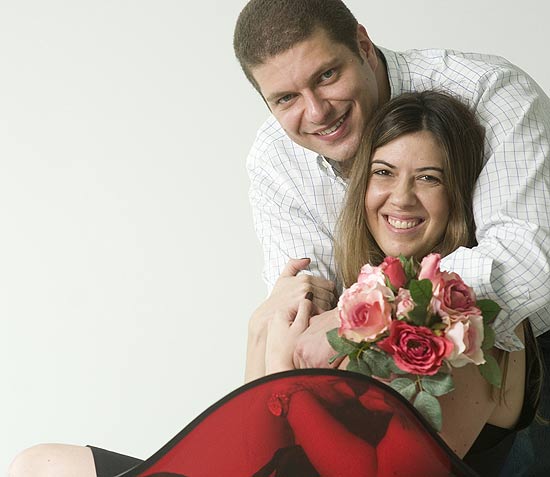 O casal Luis e Priscila Machado, proprietrio do site iCasei