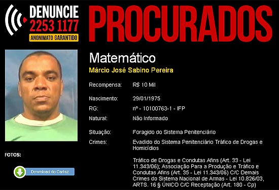 Matemtico foi encontrado morto na sada da comunidade Vila Aliana, em Bangu, zona oeste do Rio