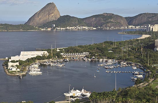 Vista da Marina da Glria, na zona sul do Rio, que dever ser revitalizada