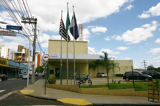 Fachada da Coderp no centro de Ribeiro Preto (SP); companhia recebeu repasses recordes nos ltimos anos