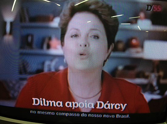 A presidente Dilma em mensagem de apoio  prefeita de Ribeiro Preto, Drcy Vera, que busca a reeleio