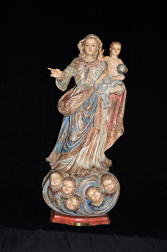 Imagem de Nossa Senhora do Rosário furtada há 31 anos de uma capela de Minas Gerais