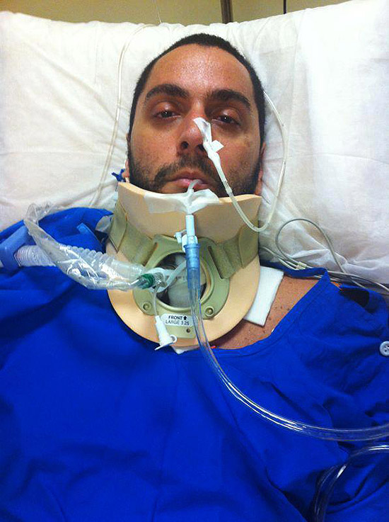 Renato Cordeiro Mecca, 33, que sofreu um grave acidente no dia 24 de janeiro na Indonsia
