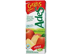 Embalagem de AdeS no sabor maa; produto foi recolhido por conta de uma falha no processo de higienizao 
