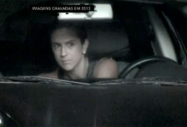 Gabriella Guerrero  filmada diringindo; nutriocionista atropelou e matou Vitor Gurman em 2011 