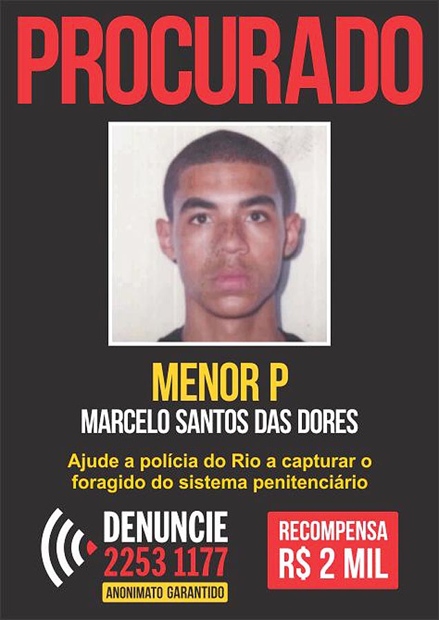 Menor P Marcelo Santos das Dores - Link: http://www.procurados.org.br/detalhe.php?id=200 