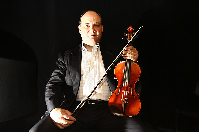 O violinista Cludio Cruz, ex-regente da Orquestra Sinfnica de Ribeiro Preto