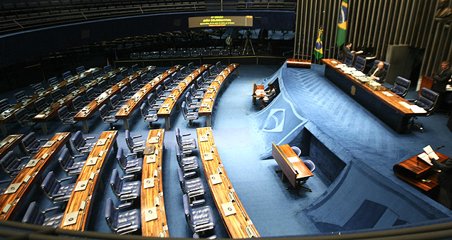 Plenário do Senado Federal vazio