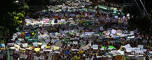 Passeata em Recife (Yasuyoshi Chiba/AFP)