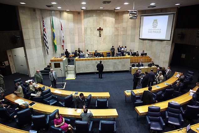 Imagem da Cmara Municipal de So Paulo; vereadores querem aumentar seus prprios salrios em 26,3% 