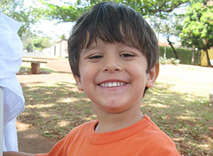 O menino Joaquim Ponte Marques, 3, que está desaparecido