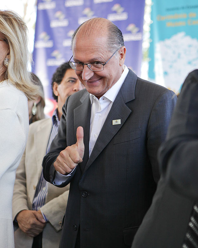 Governador Geraldo Alckmin, em Brodowski, durante a reabertura do Museu Casa de Portinari