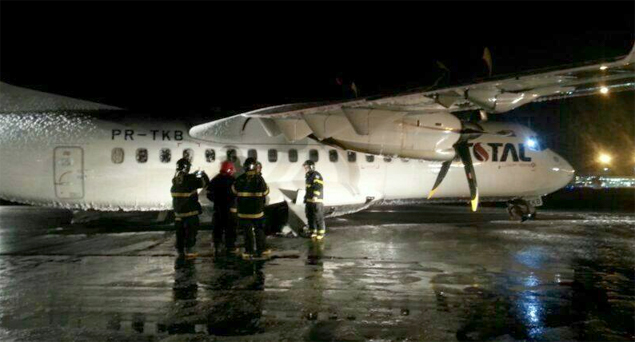 Avião com 49 a bordo bate em animal durante pouso no aeroporto internacional Eduardo Gomes, em Manaus
