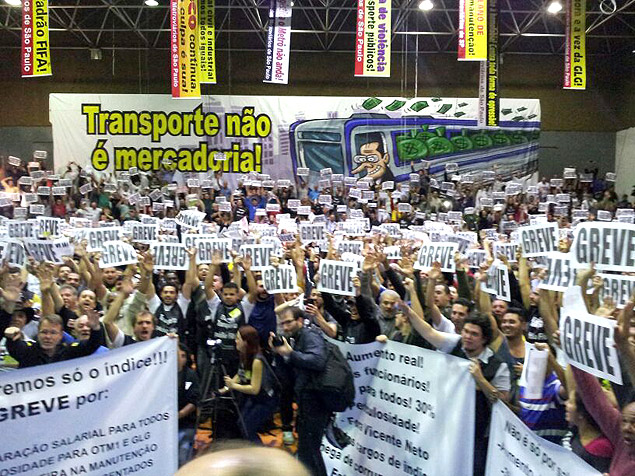 Em assembleia, metrovirios aprovam greve nesta quinta-feira em So Paulo