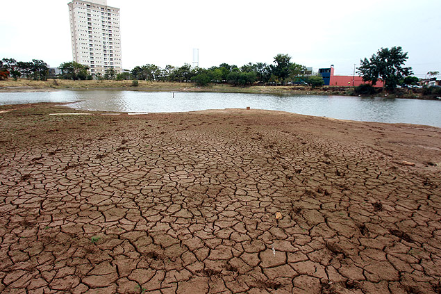 rea de recarga do aqufero Guarani, em Ribeiro, que sofre influncia da forte estiagem