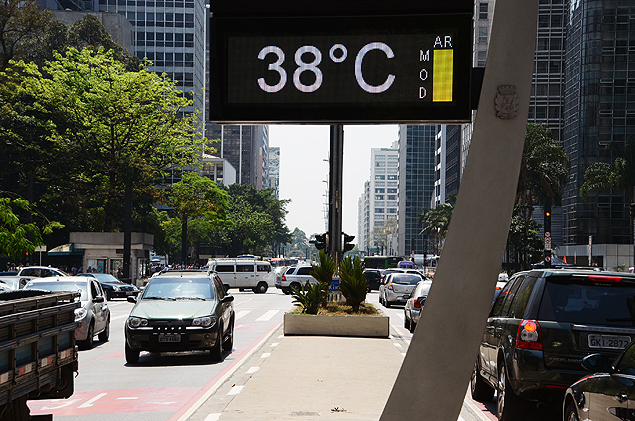 Com 37,8 C, So Paulo registra a temperatura mais alta da histria, desde 1943