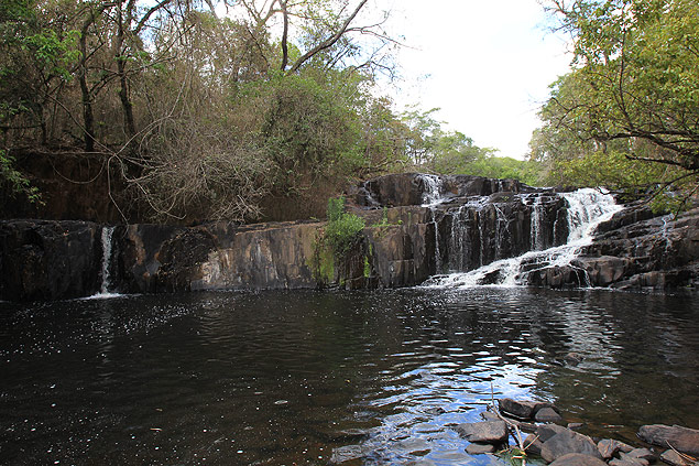 Cachoeira Roccaporena, no rio Cubato,  uma das atraes tursticas de Cssia dos Coqueiros