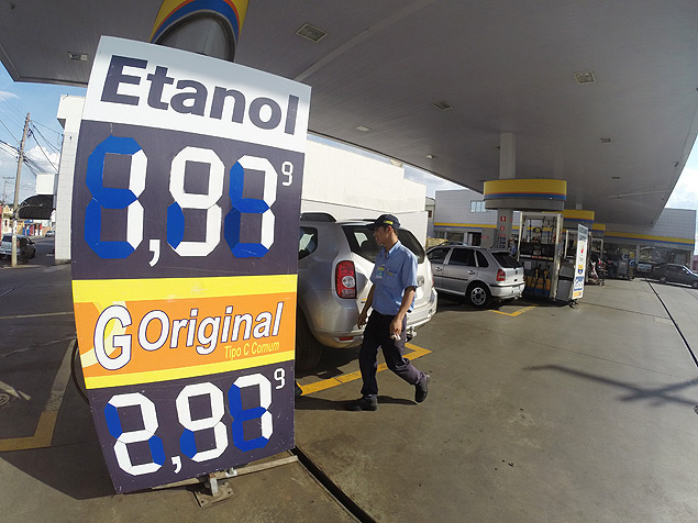 Posto de combustvel no bairro Ipiranga, em Ribeiro Preto, vende etanol a R$ 1,97 o litro