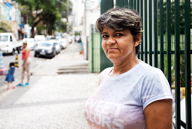 Maria do Socorro Macedo, 54, que recebe acompanhamento em casa de agentes de sade 
