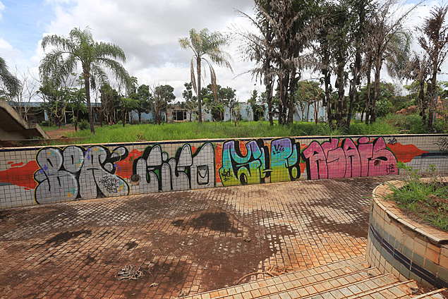 Parque aqutico Splash, fechado desde 2008 em Ribeiro Preto