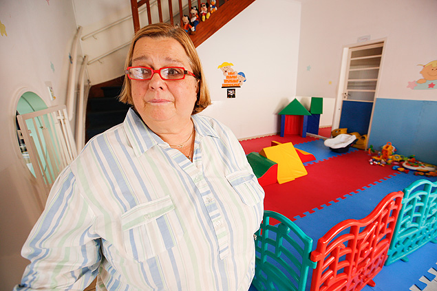 Ana Alice D'Andrea, 63, que suspendeu as atividades em sua creche por falta de gua