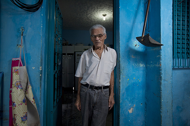 Valdomiro Pereira, 82, morador da Brasilndia, diagnosticado com dengue