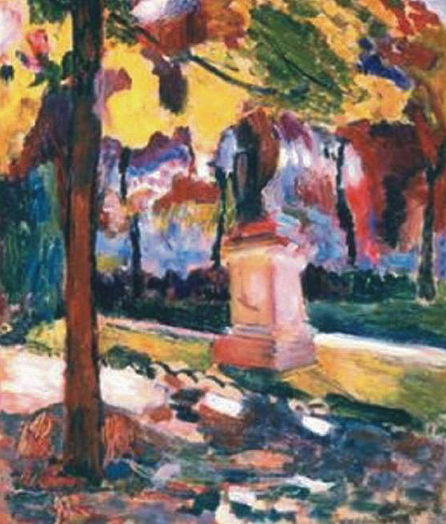 A obra "Jardim de Luxemburgo", de Henri Matisse, roubada em fevereiro de 2006 