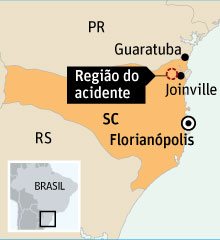 Acidente de ônibus em Santa Catarina deixa 49 mortos