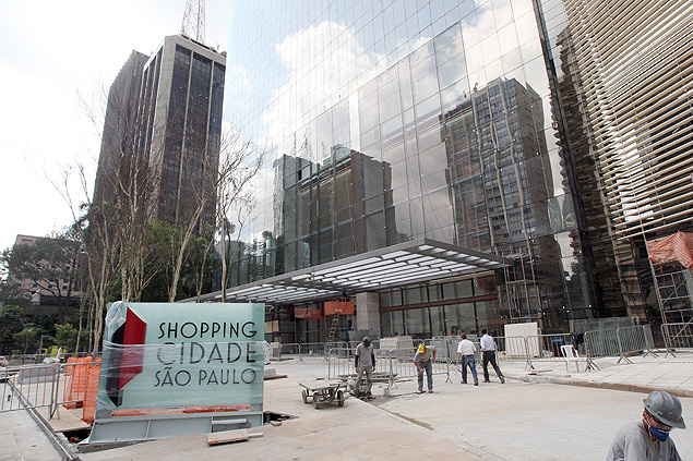Fachada do shopping Cidade So Paulo, que ser inaugurado na avenida Paulista, no centro de So Paulo