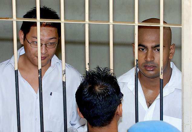 Australianos Chan e Sukumaran foram condenados  morte por serem lderes do grupo 