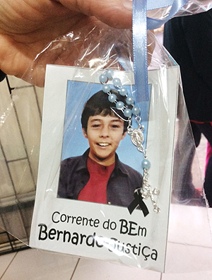 Lembrança do menino Bernardo