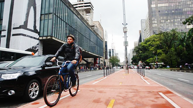 Nova ciclovia da Avenida Paulista faz parte de expanso da rede para bicicletas em So Paulo