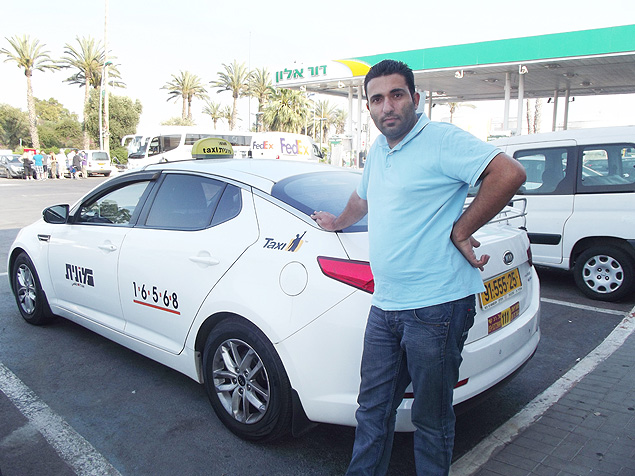 Shay Dayan, do comit da associao de taxistas de Israel; ele  contra o Uber e contra o Ridewith, aplicativo que o Google criou para caronas