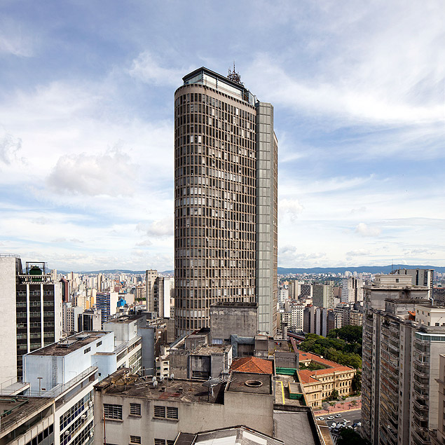 Vista do edifcio Itlia, na Repblica, regio central de So Paulo