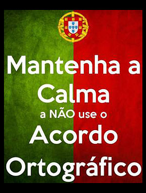 Montagem do movimento "Referendo ao Acordo Ortogrfico de 1990" pede que os portugueses no adotem a nova ortografia 