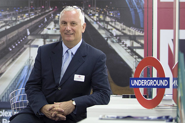 George McInulty, diretor de programas de infraestrutura do metr de Londres