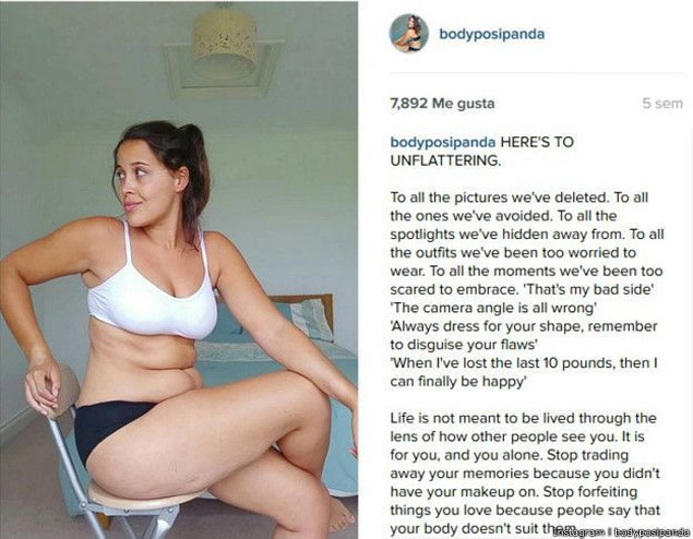 Megan publica fotos sem retoques que exibem seu corpo como ele  no Instagram