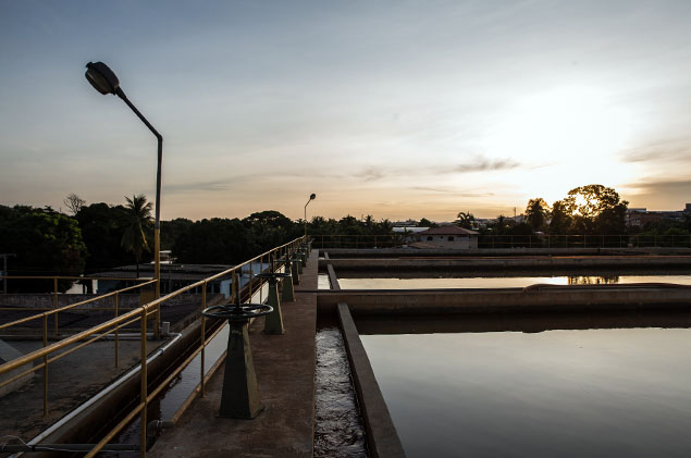 Unidade de tratamento de água em Governador Valadares (MG)