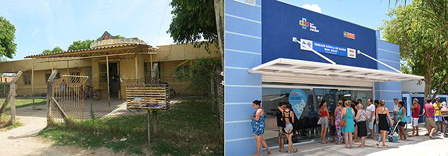 Unidade Bsica de Sade de Bom Jesus, em Pelotas (RS), antes de sua reforma; em jan.2015, novo posto foi inaugurado aps ao do projeto Juntos pelo Desenvolvimento Sustentvel