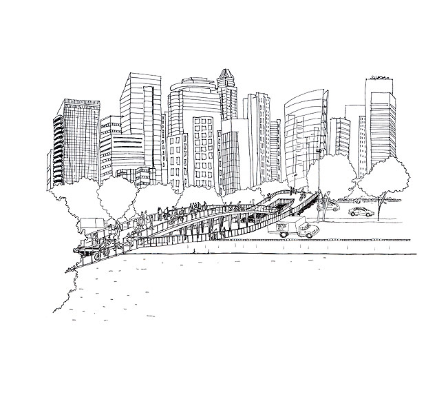 Ilustração mostra como será São Paulo do futuro de acordo com planos oficiais