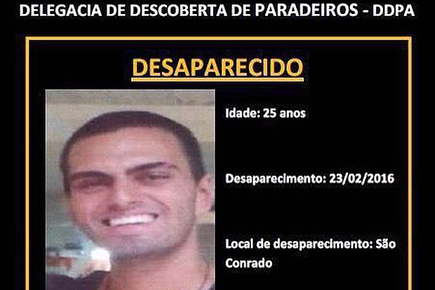 Neto de Chico Anysio est desaparecido h 3 dias; famlia pede ajuda pela web