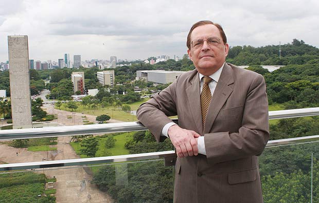 Joo Grandino Rodas, ex-reitor da USP, em foto de janeiro de 2013