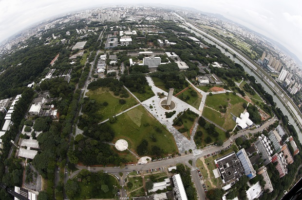 Vista aérea da USP (Universidade de São Paulo)