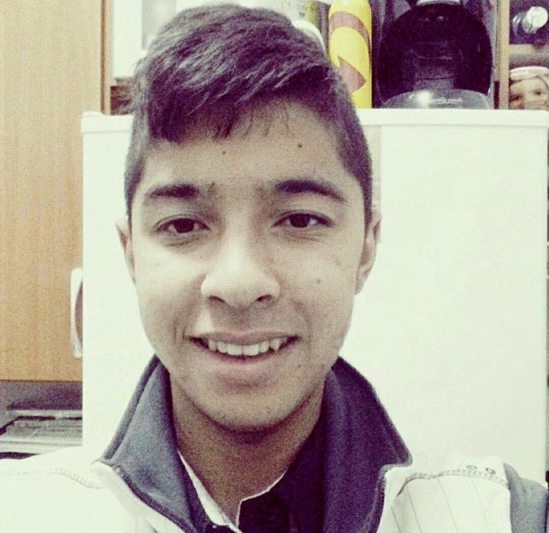 O estudante Reinaldo Junior, morto na Imigrantes