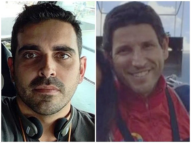 Paraquedistas Gustavo Garcez (esq.) e Marcos Padilha (dir.) morreram ap�s salto em Boituva 