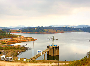 Represa Jaguari-Jacareí que compõe o sistema Cantareira, em SP – Luis Moura/WPP/Folhapress
