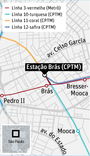CPTM projeta shopping e hotel em estação Brás, no centro de São Paulo -  14/09/2016 - Cotidiano - Folha de S.Paulo