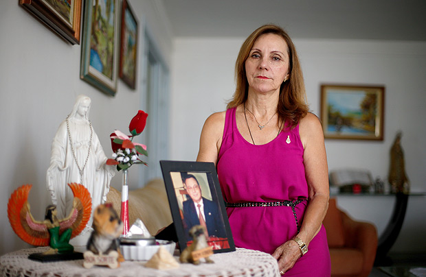 Neusa Felipetto Machado, 66, viva de uma das vtimas do acidente do voo 1907 da Gol