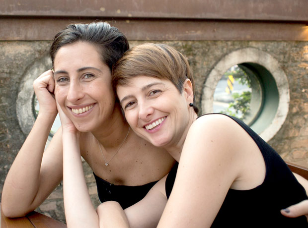 Marina Chevrand e Calu Tegagni se casaram em maro de 2015 e agora planejam uma segunda cerimnia na Itlia